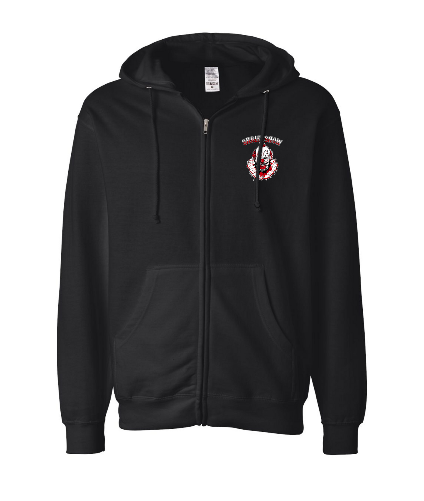 Fuzzy Monkey Films - Shriekshow - Black Zip Hoodie