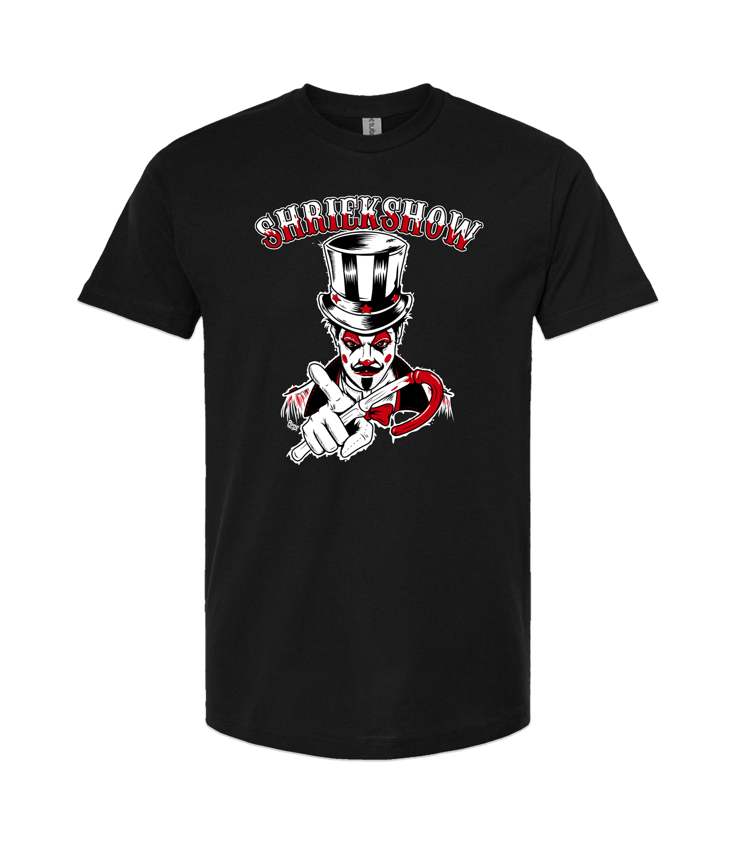Fuzzy Monkey Films - Ringmaster - Black T Shirt