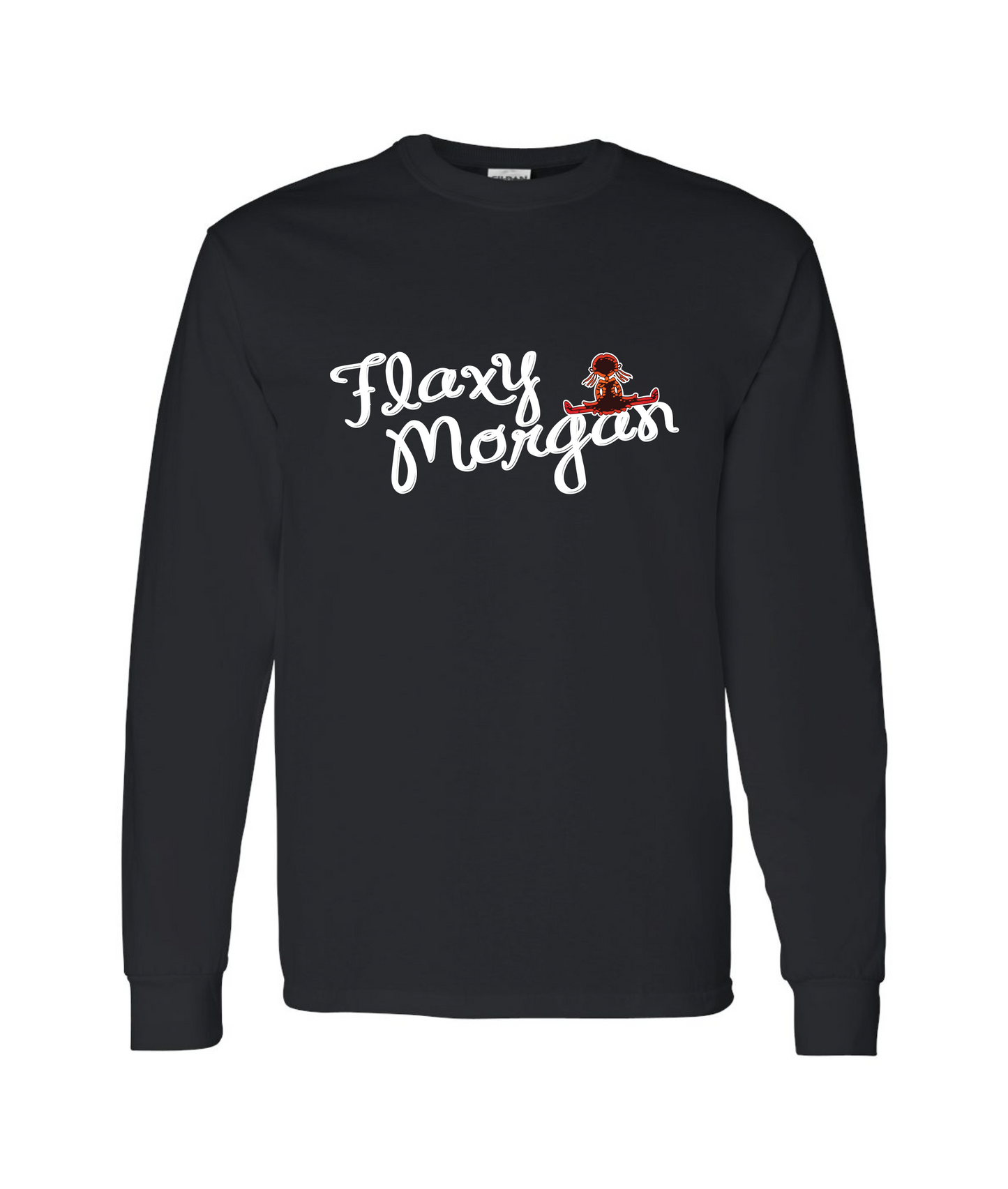 Flaxy Logo (BLACK) Long Sleeve T
