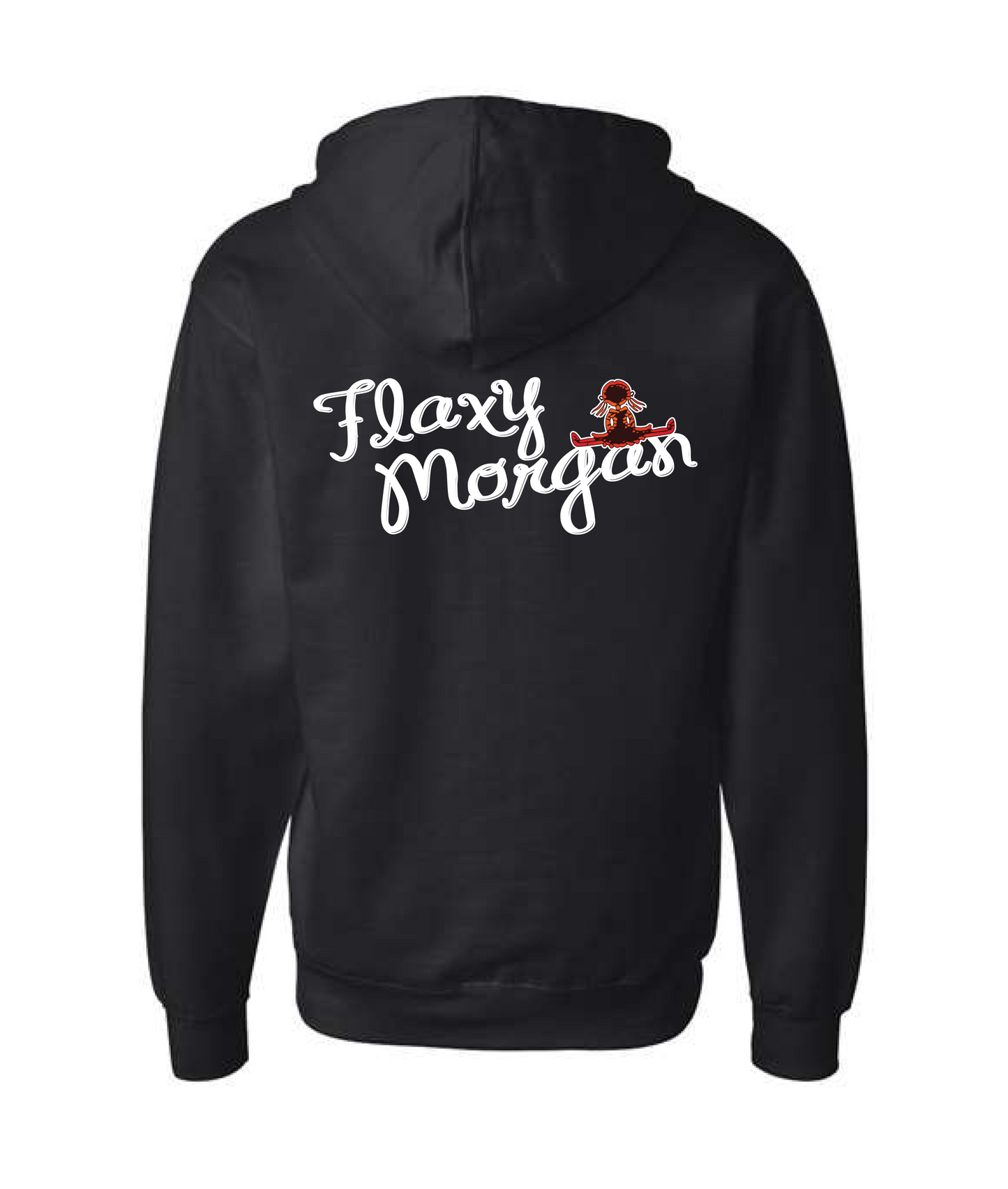 Flaxy Logo (BLACK) Zip Hoodie