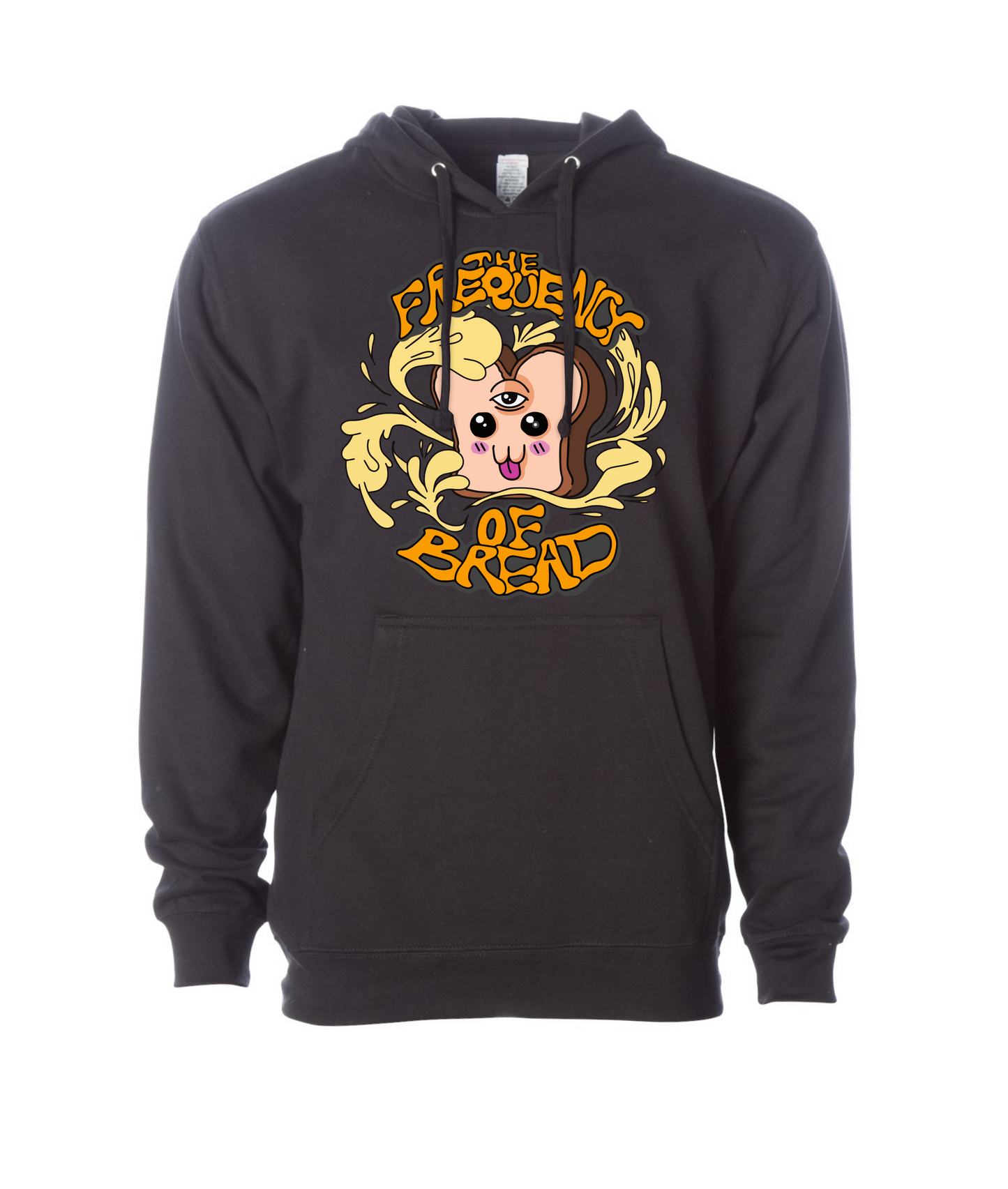 The Frequency of Bread - Logo - Black Hoodie