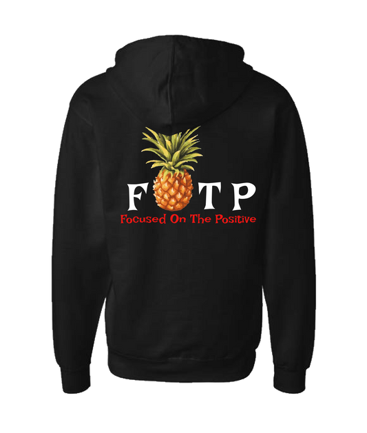 V-FOTPTOP - PINEAPPLE - Black Zip Up Hoodie