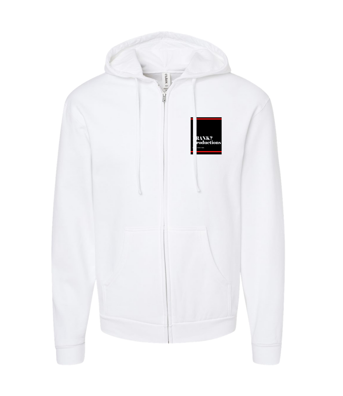 FRANK? Piccolella - Established 1985 - White Zip Up Hoodie