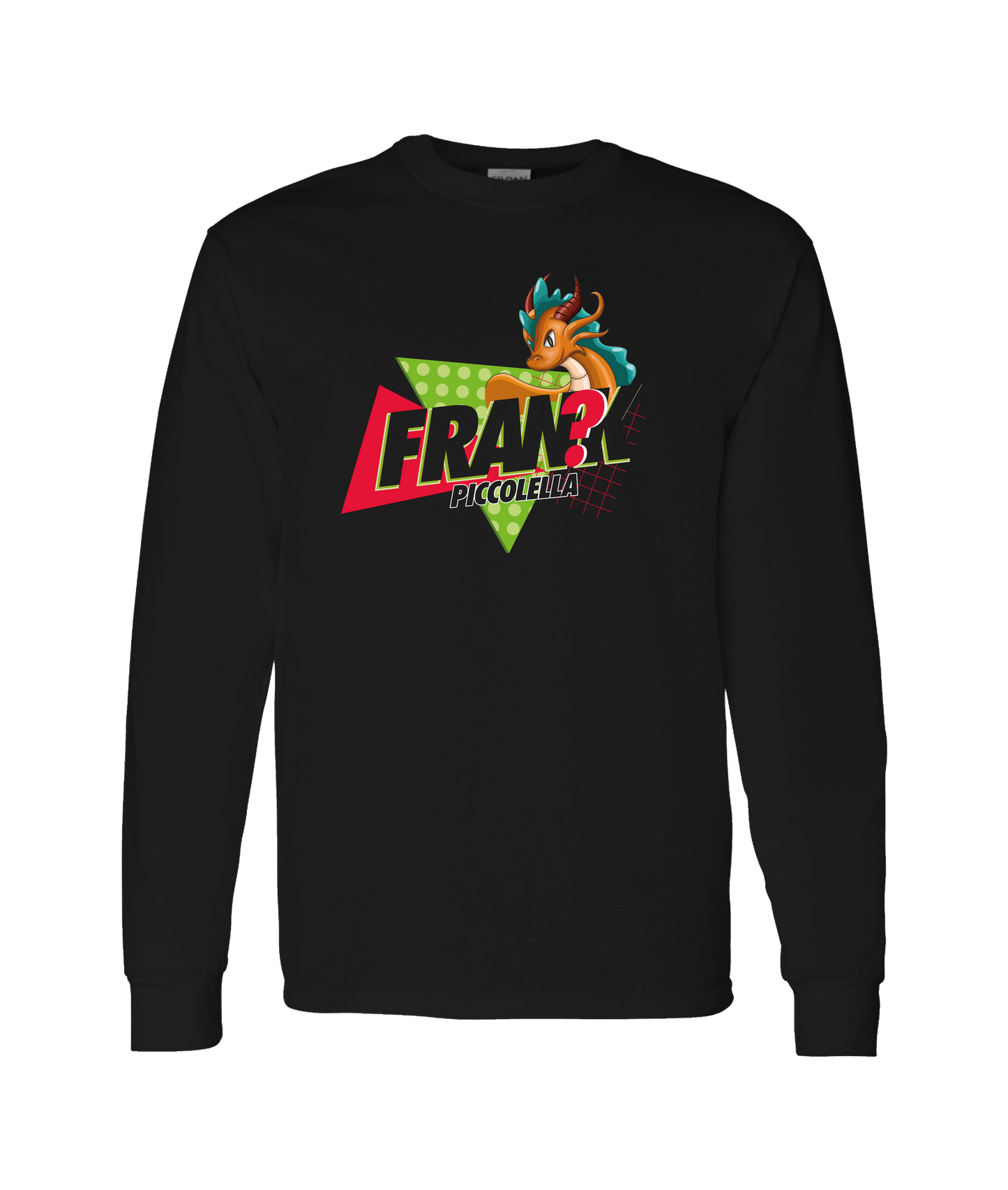 FRANK? Piccolella - Dragon - Black Long Sleeve T
