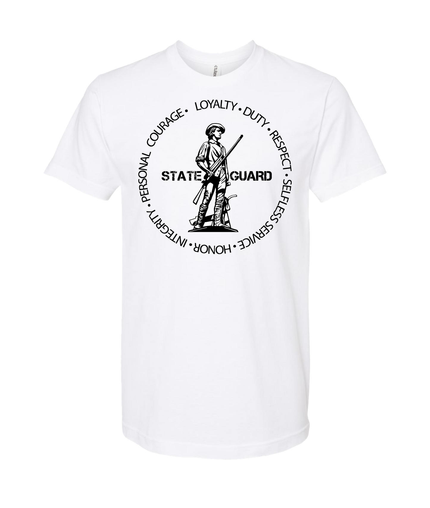 V-SGATOP - STATE GUARD - White T Shirt