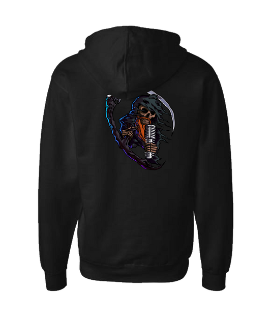Grim Beard Productions - Grim Reaper - Black Zip Up Hoodie