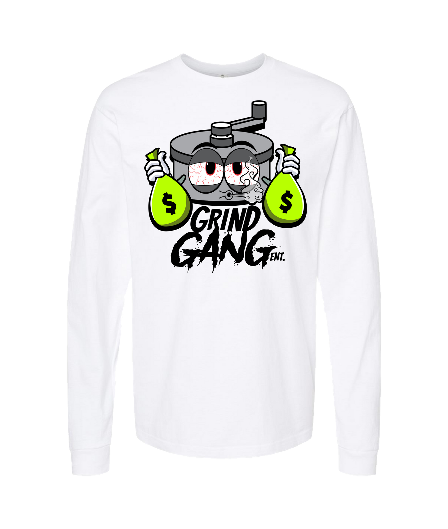 V-GGETOP - DESIGN 1 - White Long Sleeve T