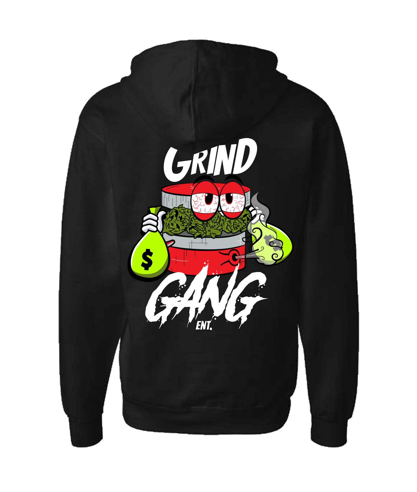 V-GGETOP - DESIGN 2 - Black Zip Up Hoodie