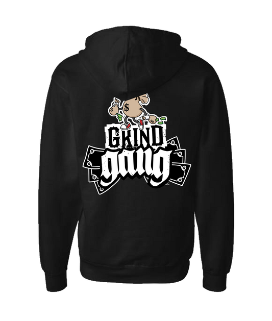 V-GGETOP - DESIGN 4 - Black Zip Up Hoodie