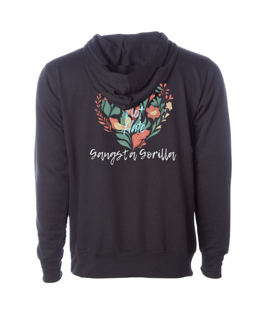 V-GGEATOP - LOVE NOT HATE - Black Hoodie