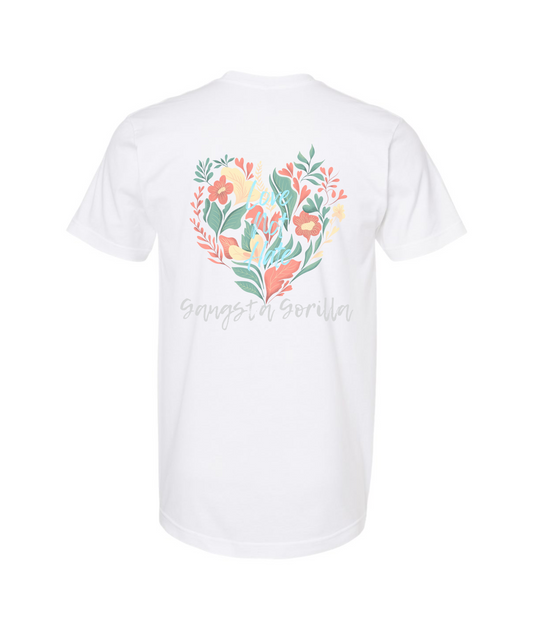 V-GGEATOP - LOVE NOT HATE - White T Shirt