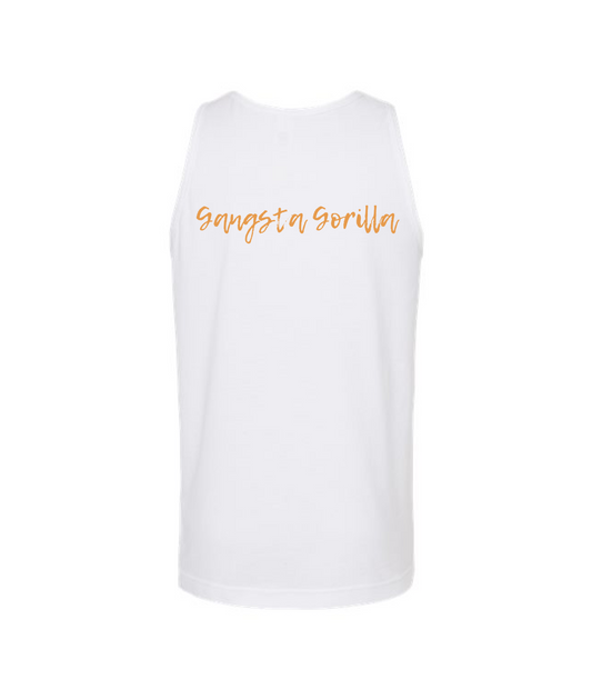 Gangsta Gorilla Extracts and Apparel - RELAX - White Tank Top