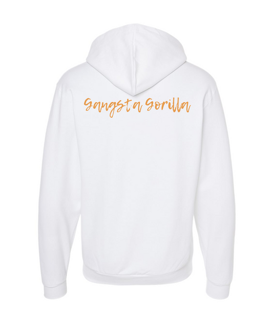 V-GGEATOP - RELAX - White Zip Up Hoodie