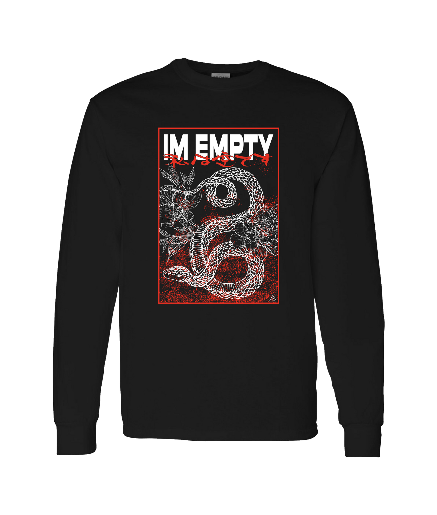 Glass Lotus - IM EMPTY - Black Long Sleeve T