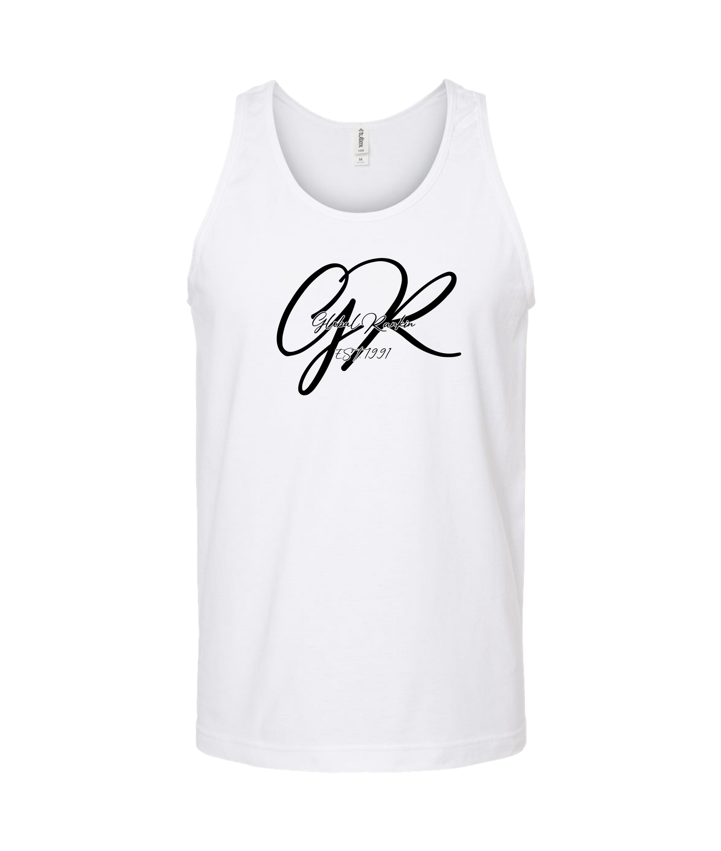 Global Rankin - Initials EST 1991 - White Tank Top