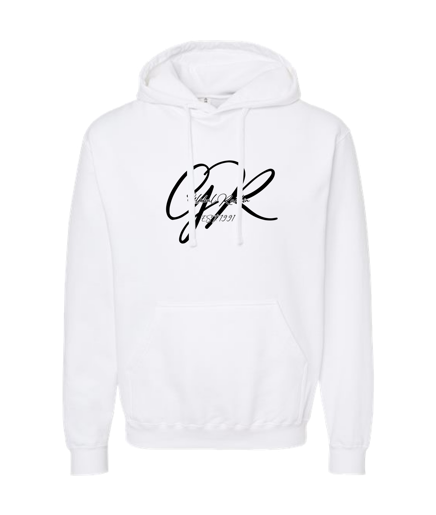 Global Rankin - Initials EST 1991 - White Hoodie