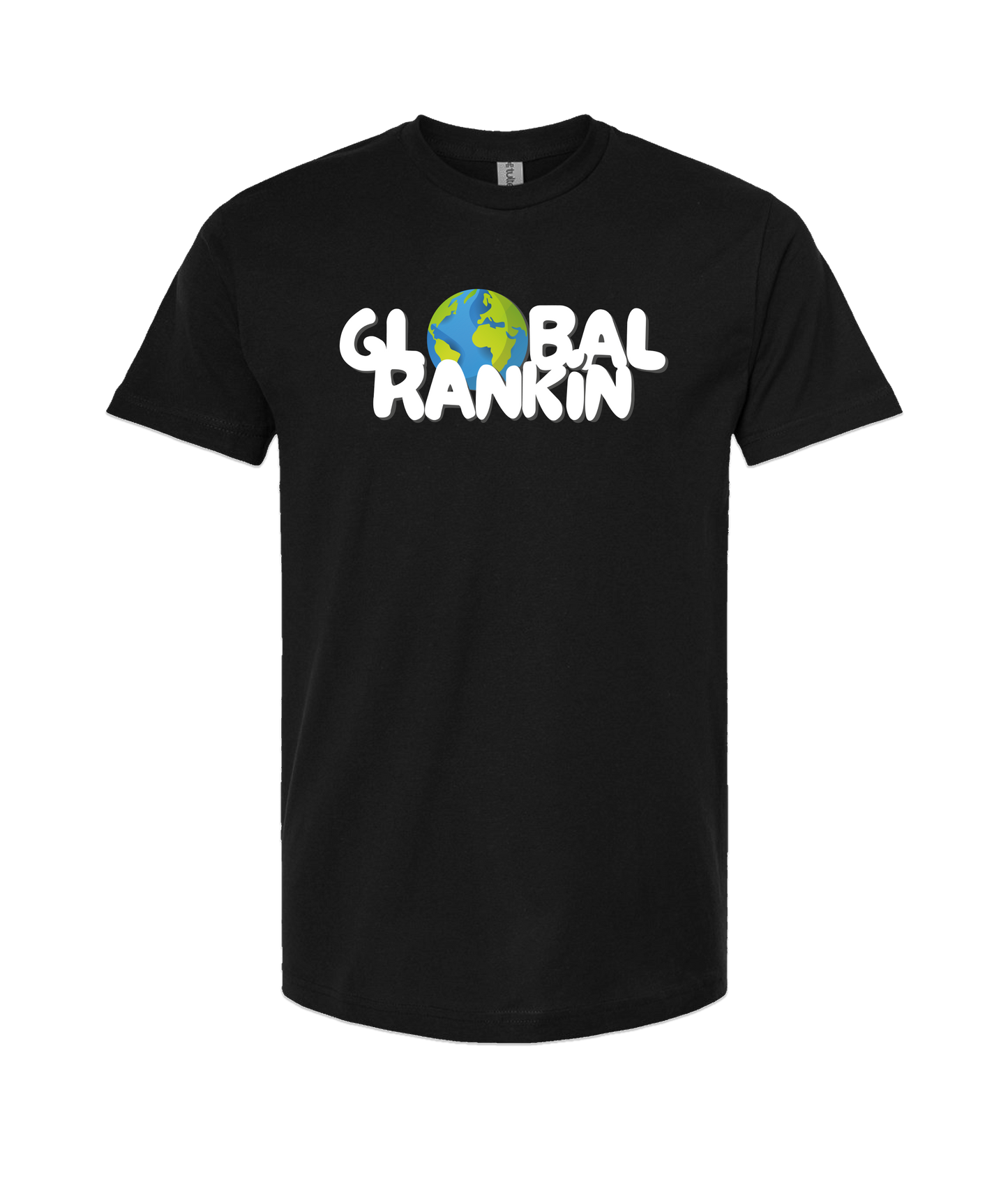 Global Rankin - Logo - Black T Shirt