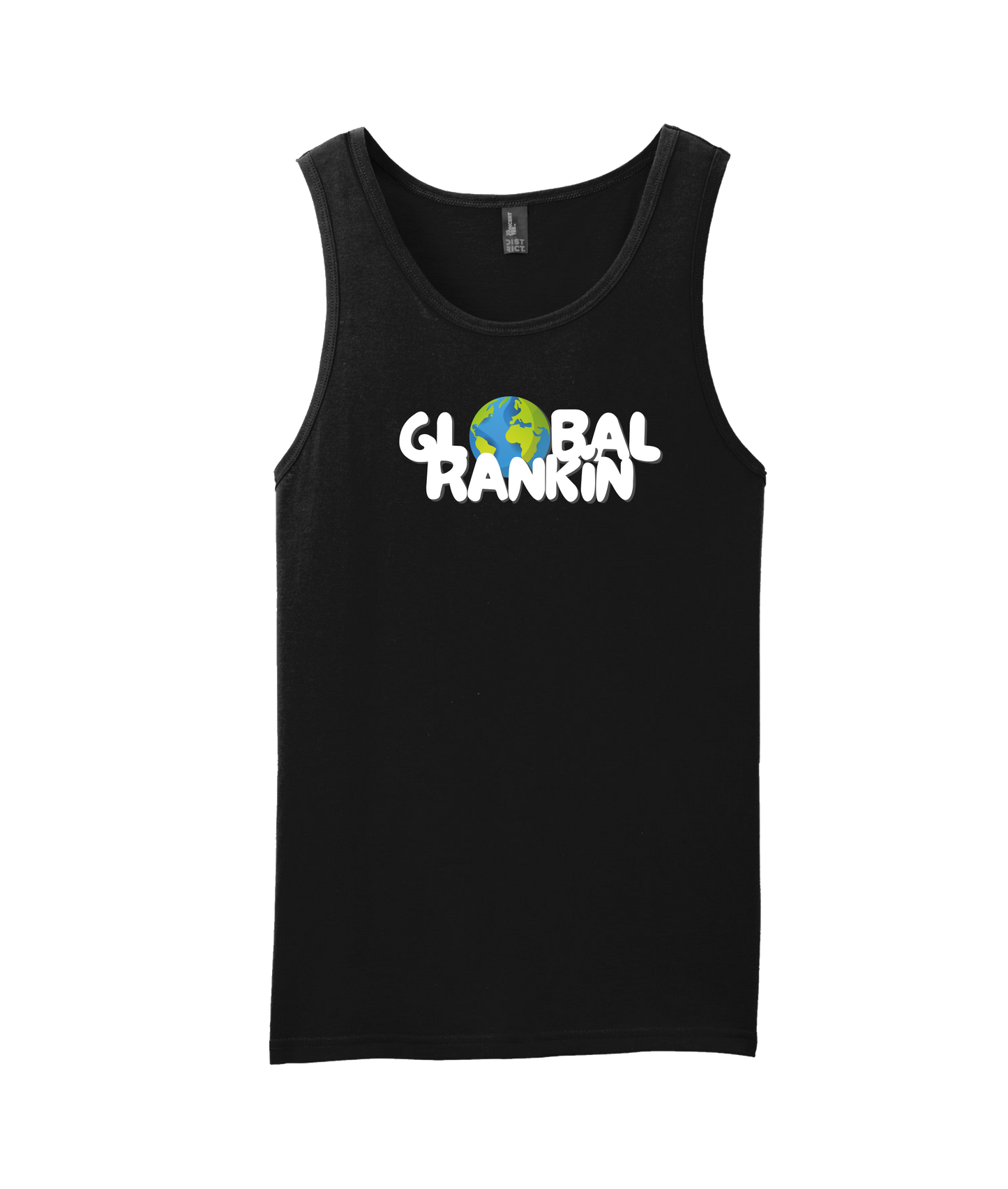 Global Rankin - Logo - Black Tank Top