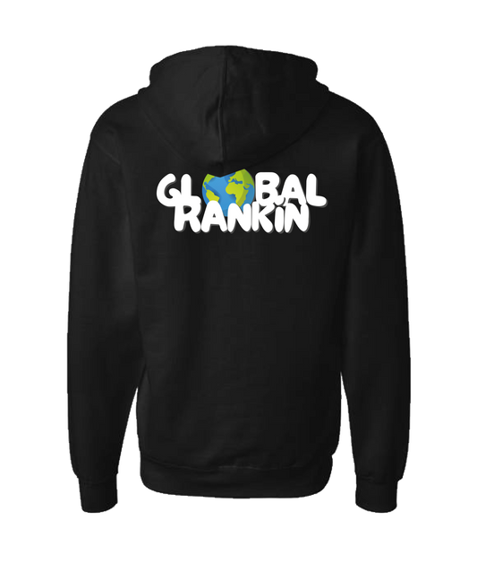 Global Rankin - Logo - Black Zip Up Hoodie