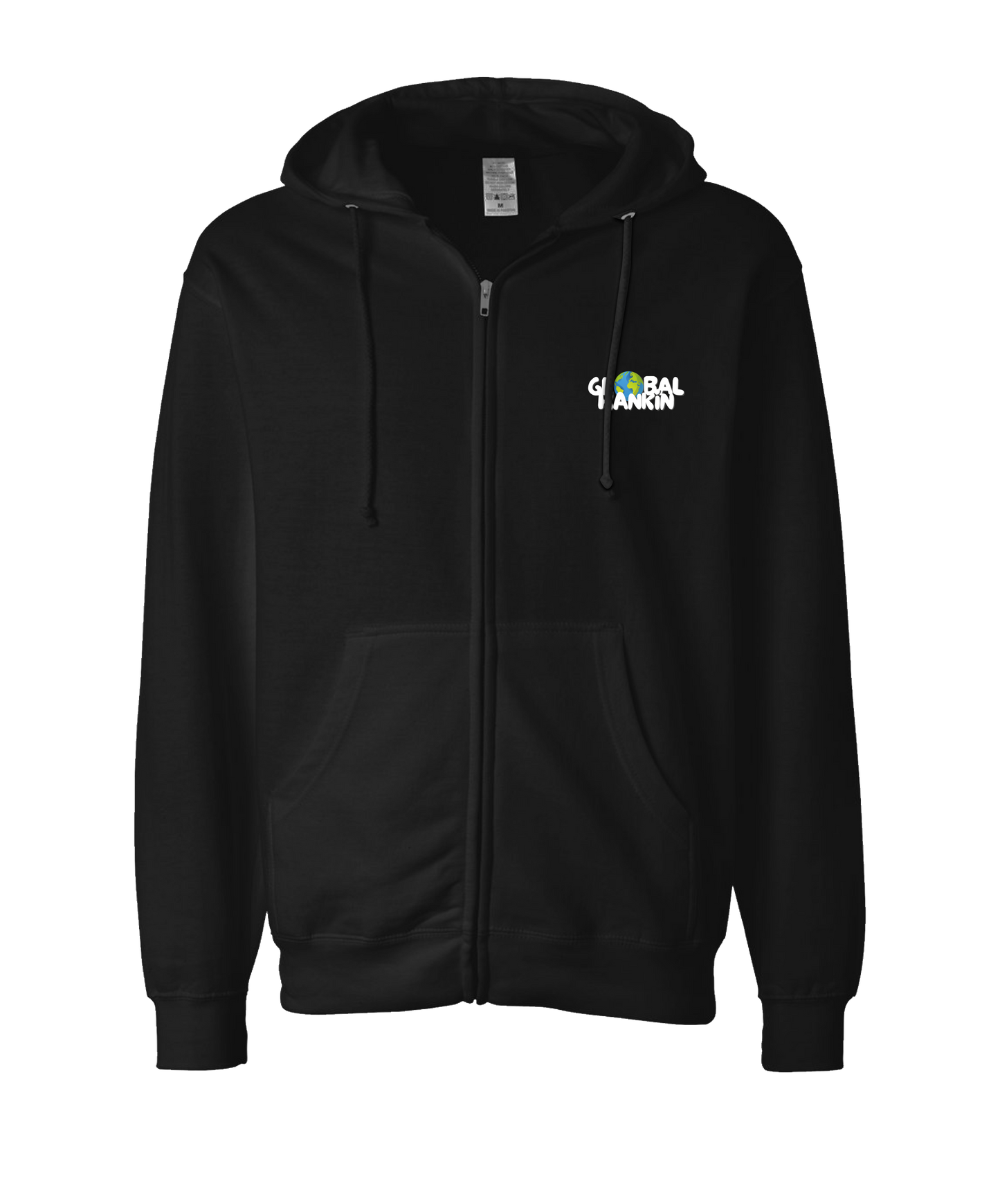 Global Rankin - Logo - Black Zip Up Hoodie