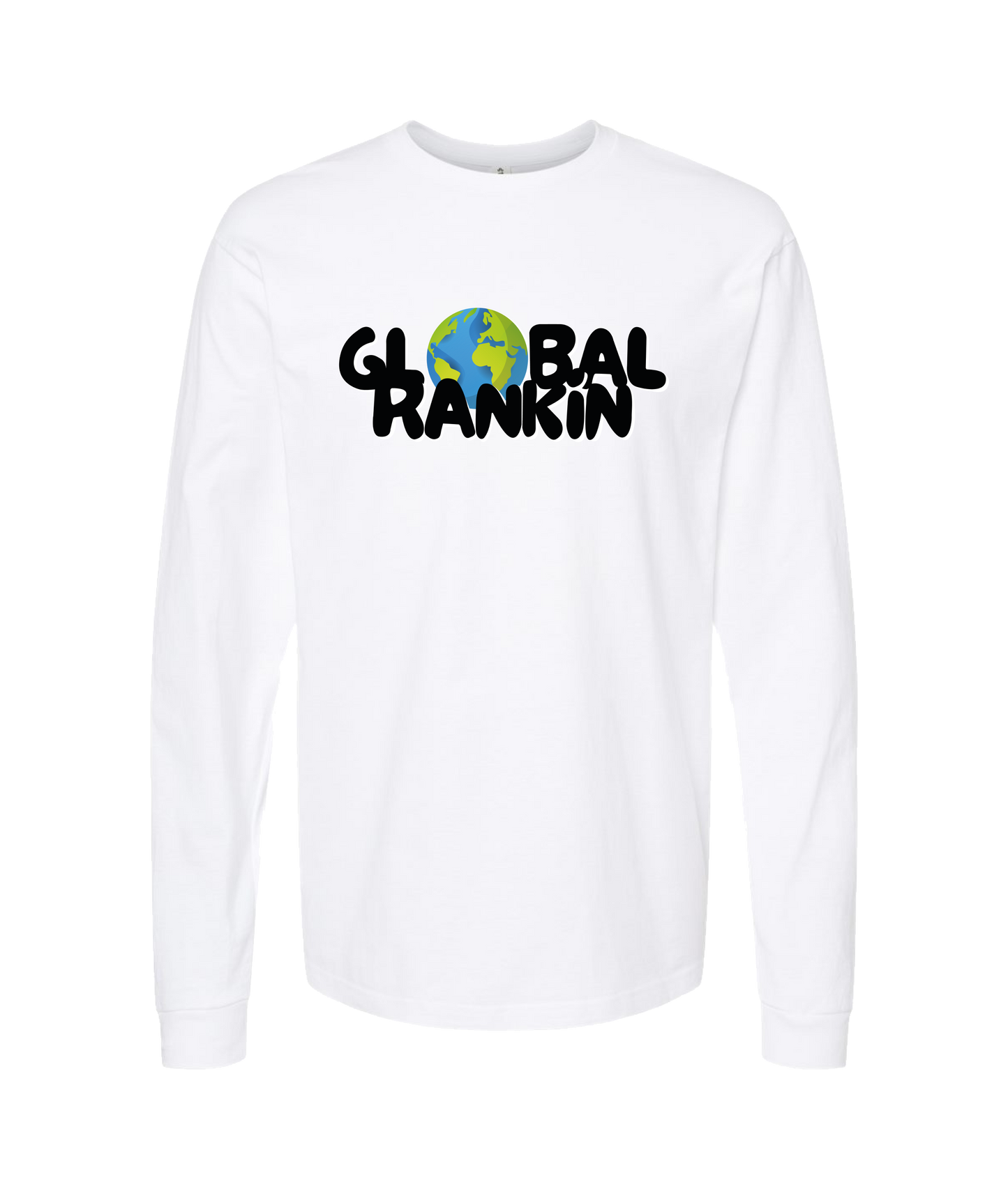 Global Rankin - Logo - White Long Sleeve T