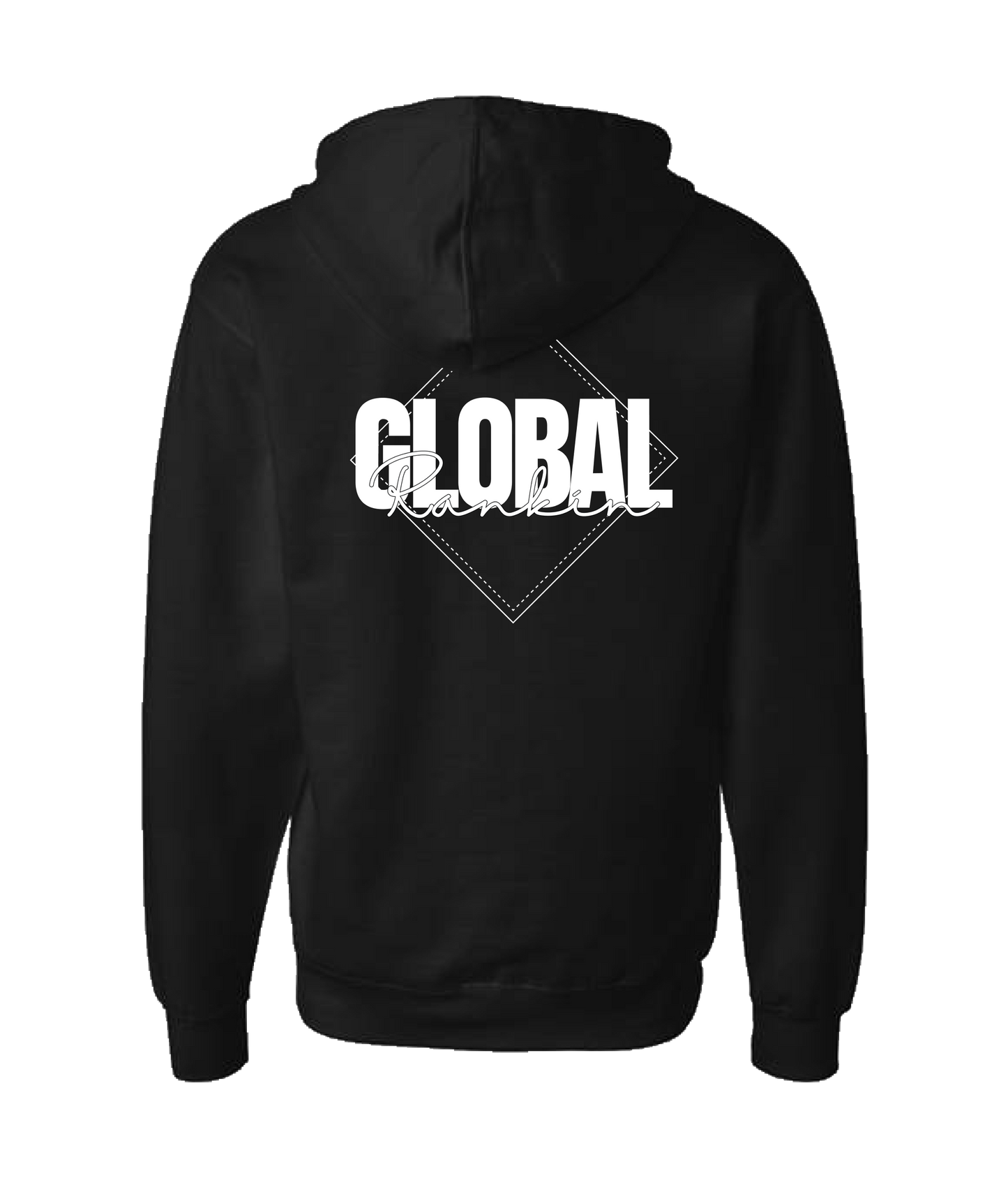 Global Rankin - Diamond Logo - Black Zip Up Hoodie