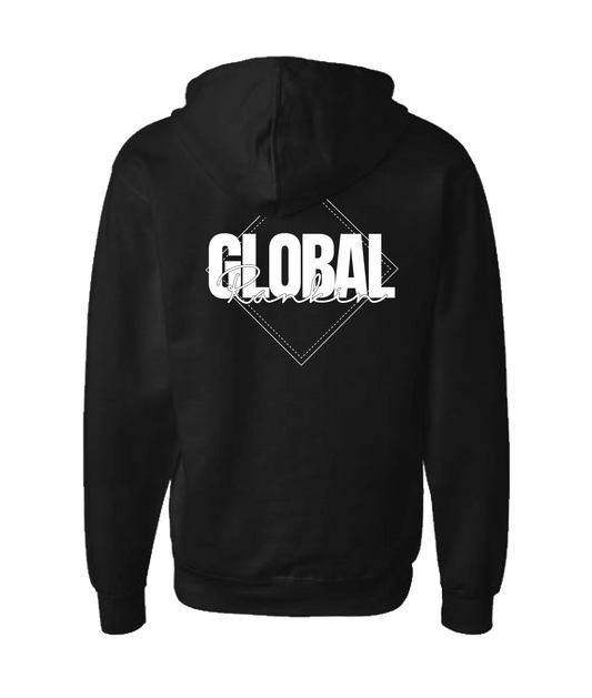 Global Rankin - Diamond Logo - Black Zip Up Hoodie