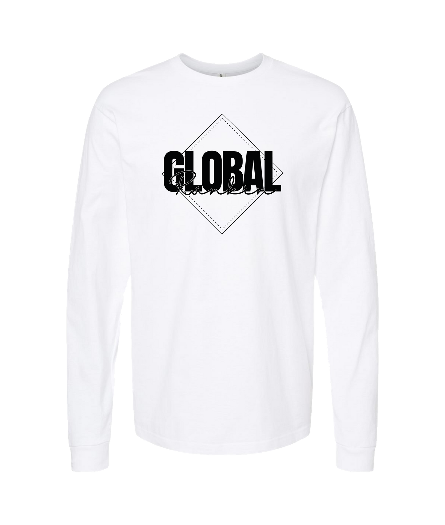Global Rankin - Diamond Logo - White Long Sleeve T