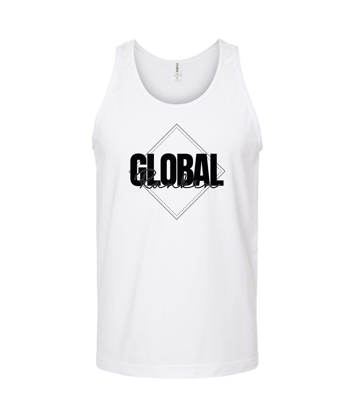 Global Rankin - Diamond Logo - White Tank Top
