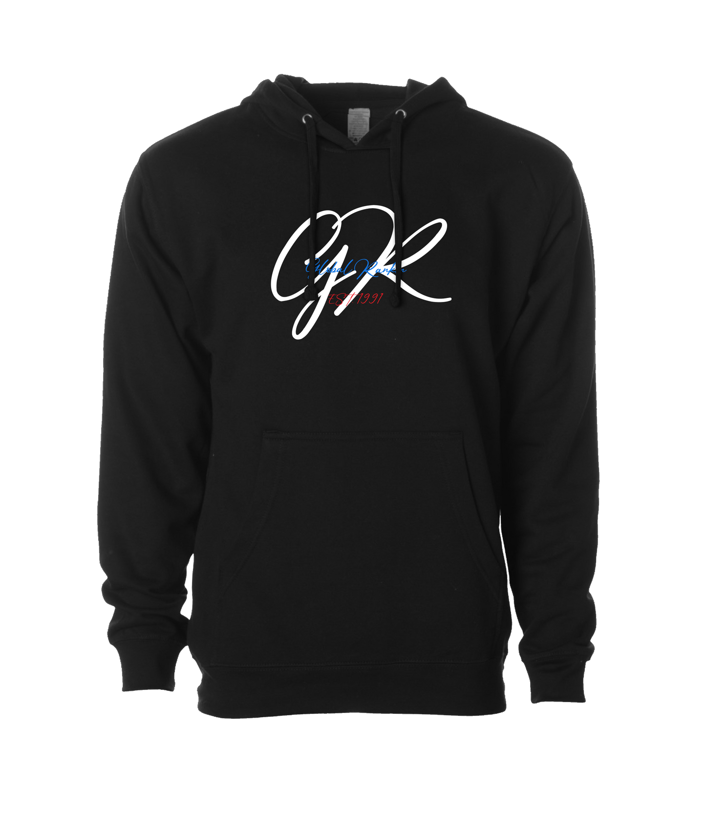 Global Rankin - Initials EST 1991 - Black Hoodie