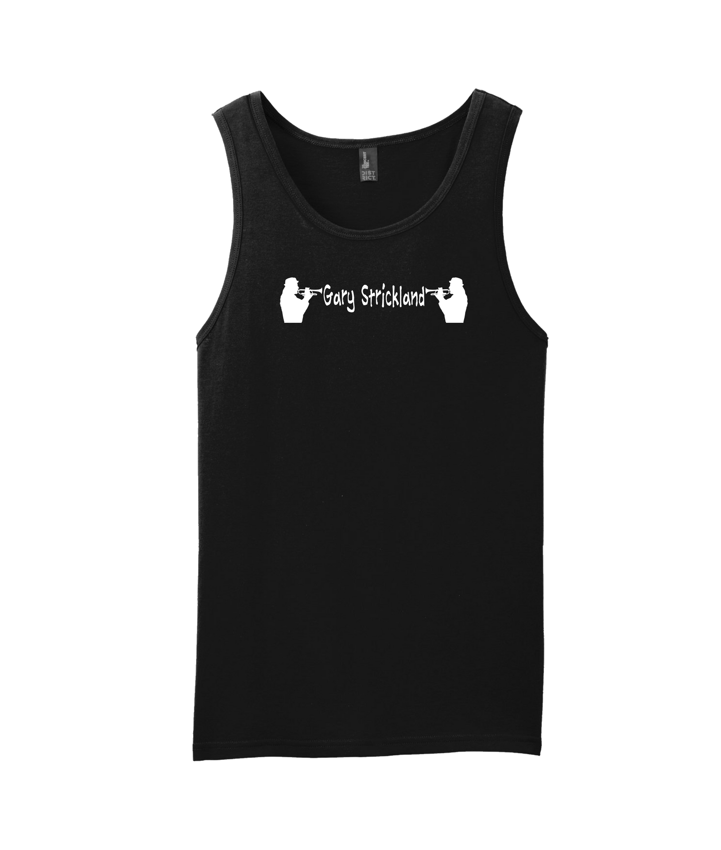 garystricklandmusic - Logo 1 - Black Tank Top