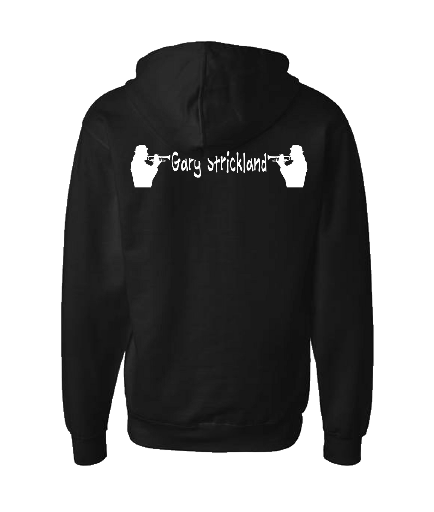 garystricklandmusic - Logo 1 - Black Zip Up Hoodie