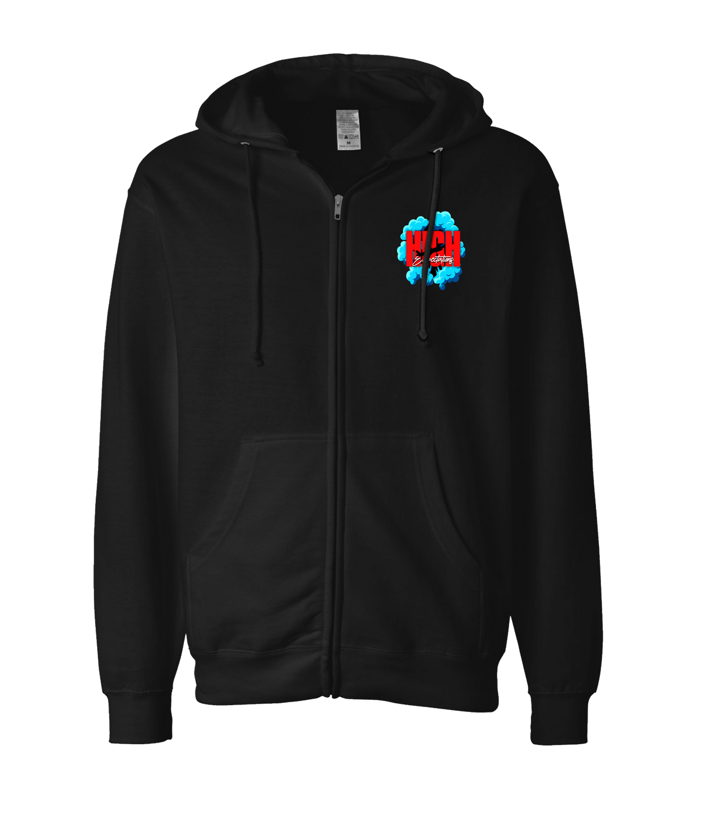 GTM Haze - High Expectations - Black Zip Up Hoodie