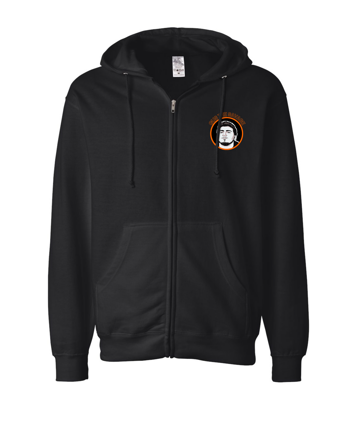 Orange GTS Logo Zip Hoodie