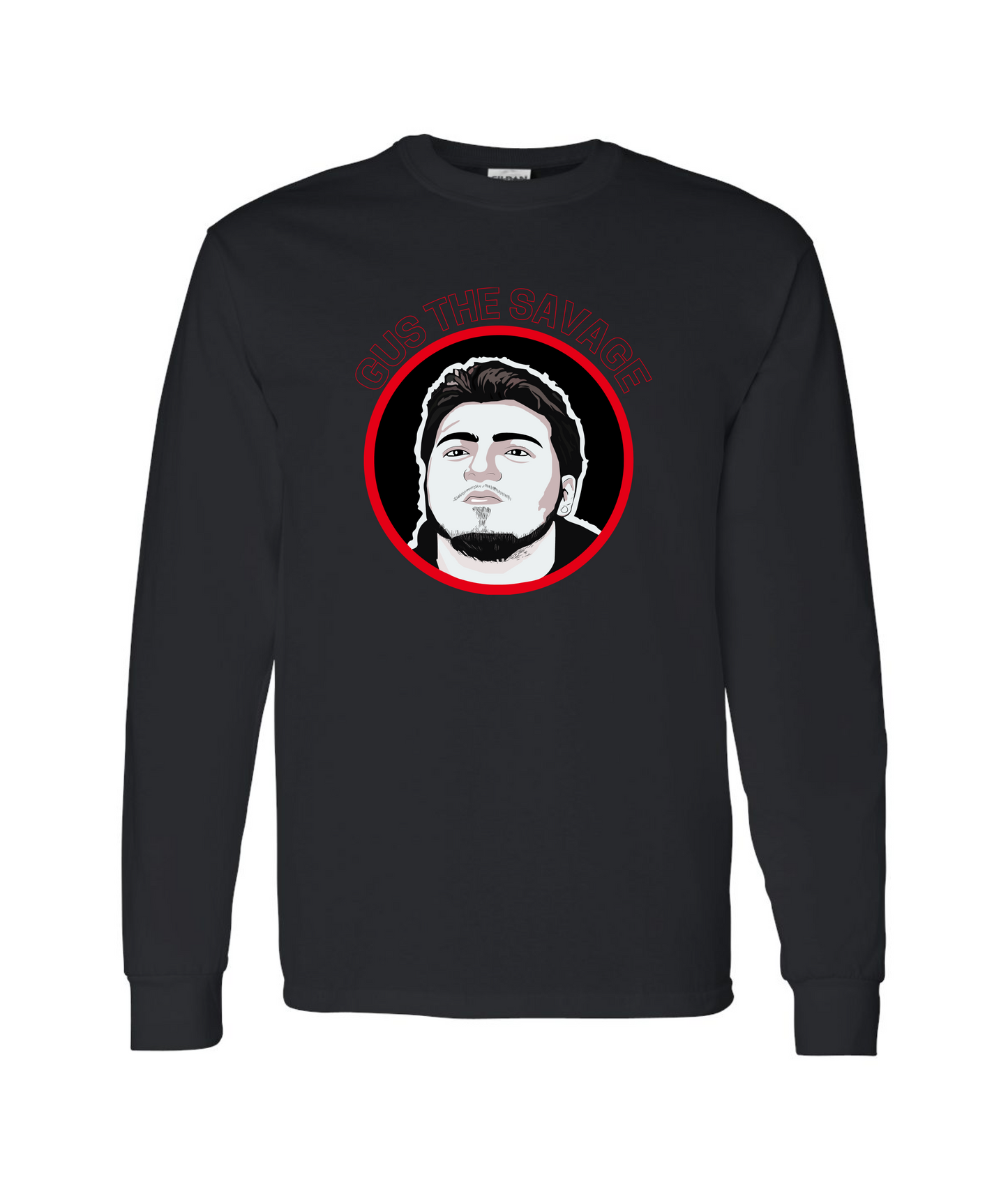 Red GTS Logo Long Sleeve T