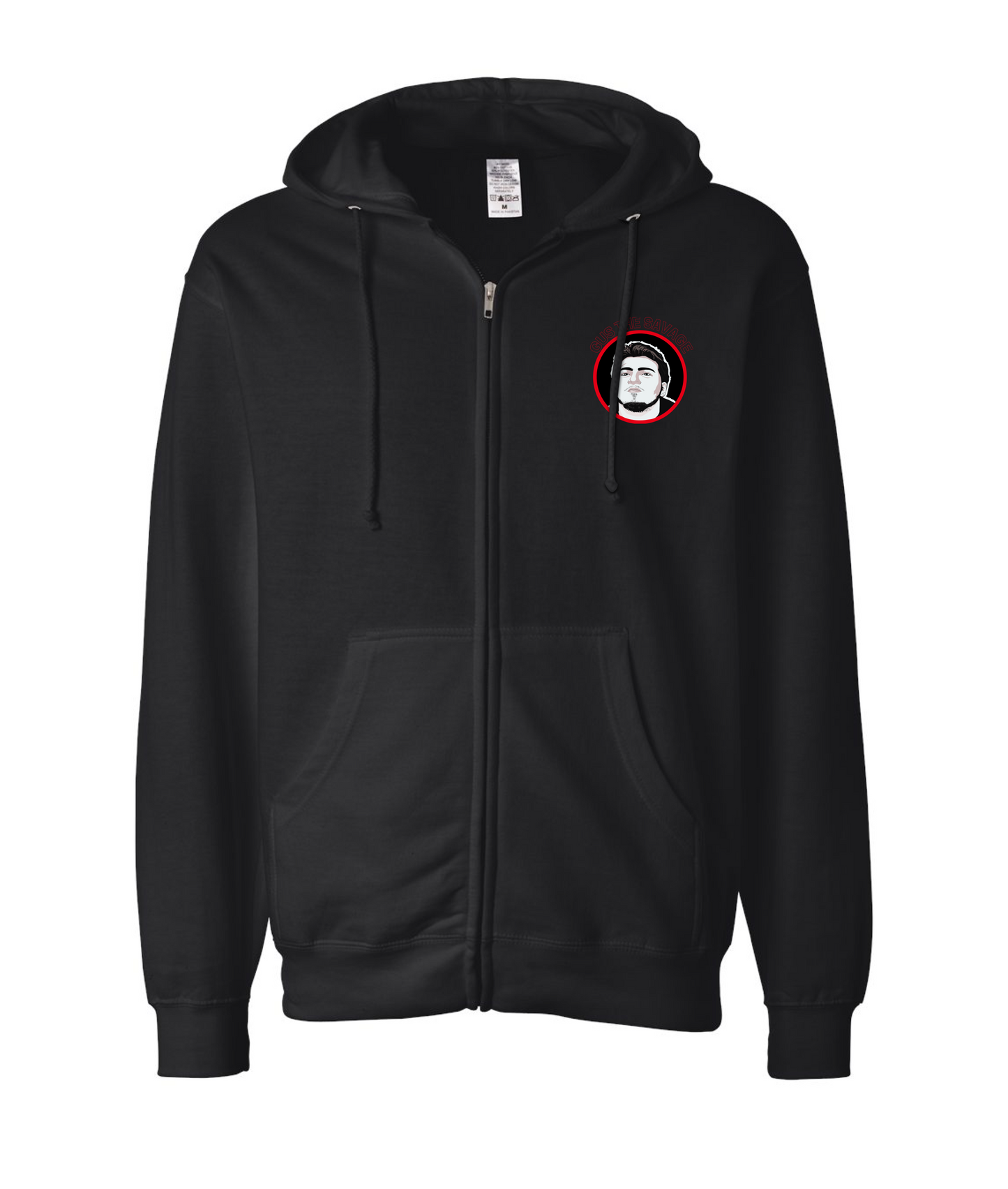 Red GTS Logo Zip Hoodie