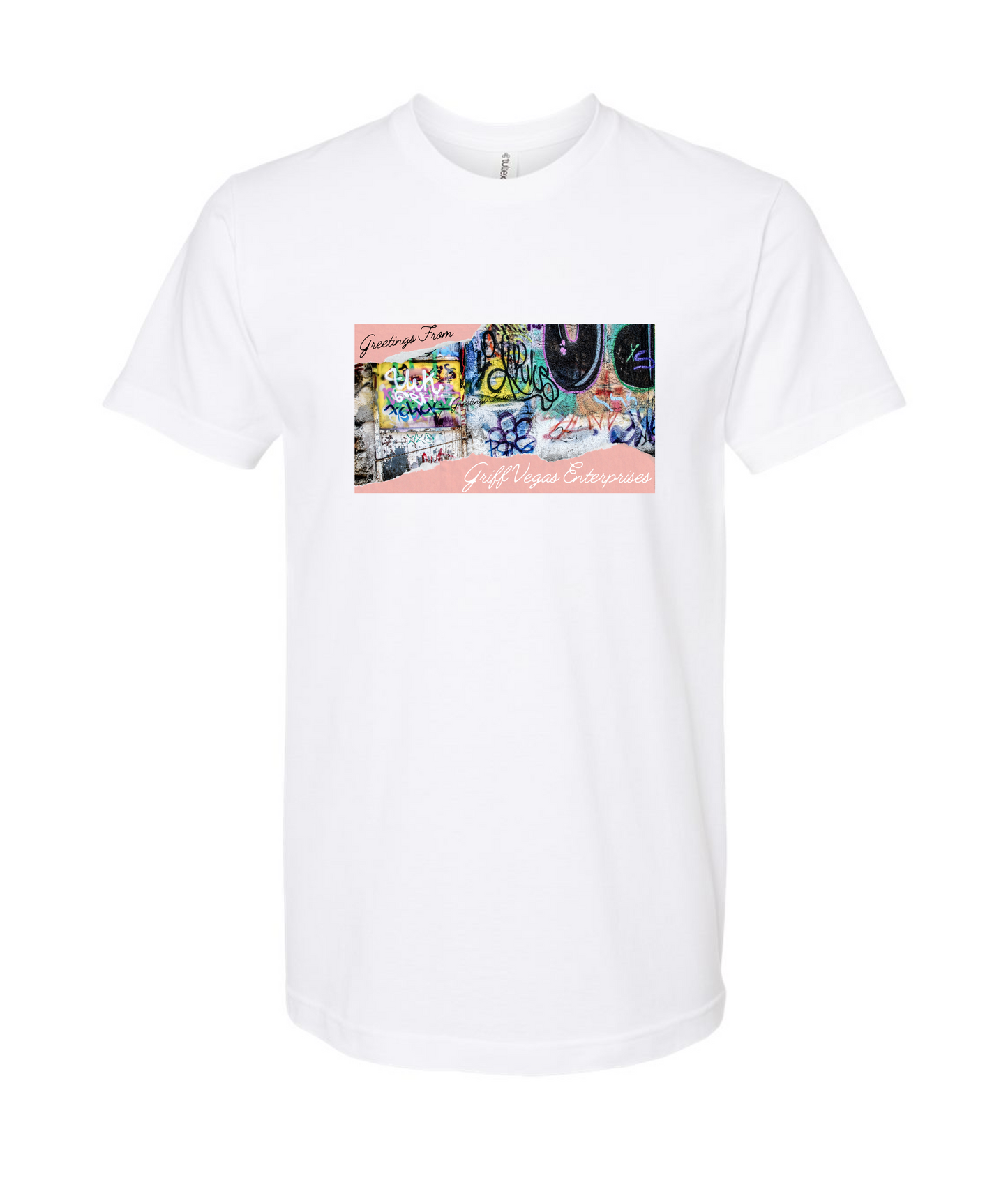 Griff Vegas Enterprise Greetings White T-Shirt