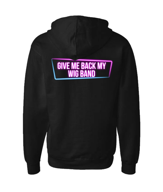 Give Me Back My Wig - Nion - Black Zip Up Hoodie