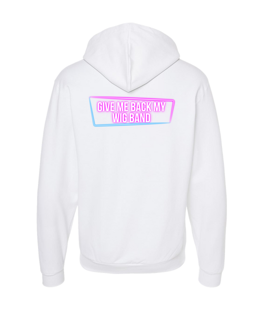 Give Me Back My Wig - Nion - White Zip Up Hoodie