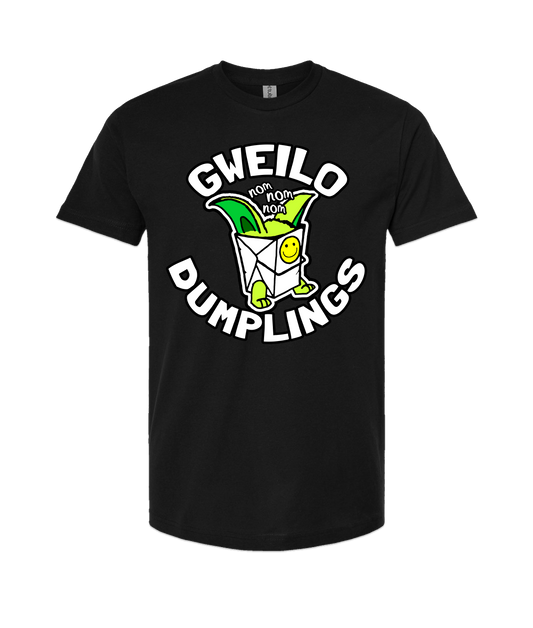 Gweilo Dumplings - NOM NOM - Black T-Shirt