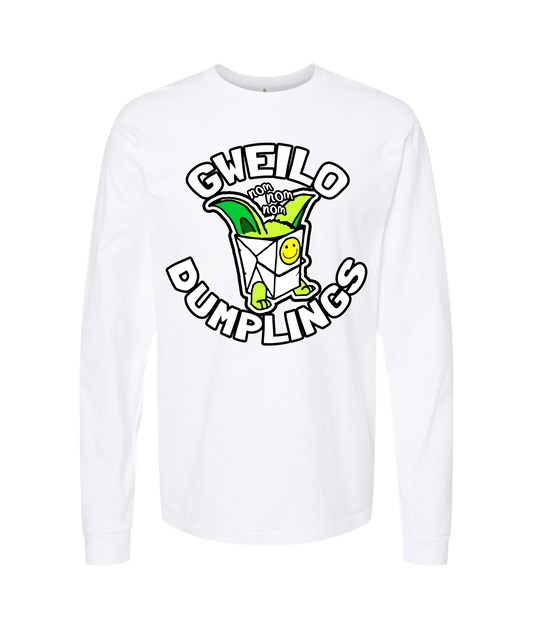 Gweilo Dumplings - NOM NOM - White Long Sleeve T