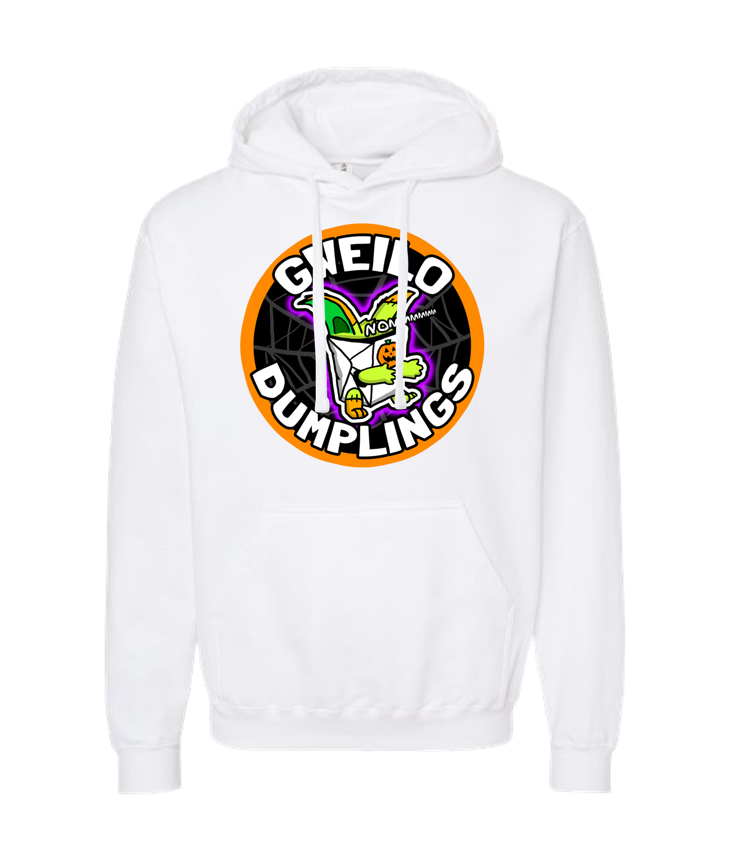 V-GWETOP - SPOOKY DUMPLINGS - White Hoodie