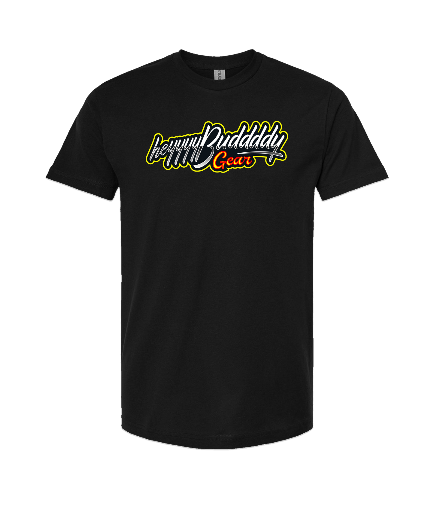 Heyyyy Buddddy Gear - Logo - Black T-Shirt