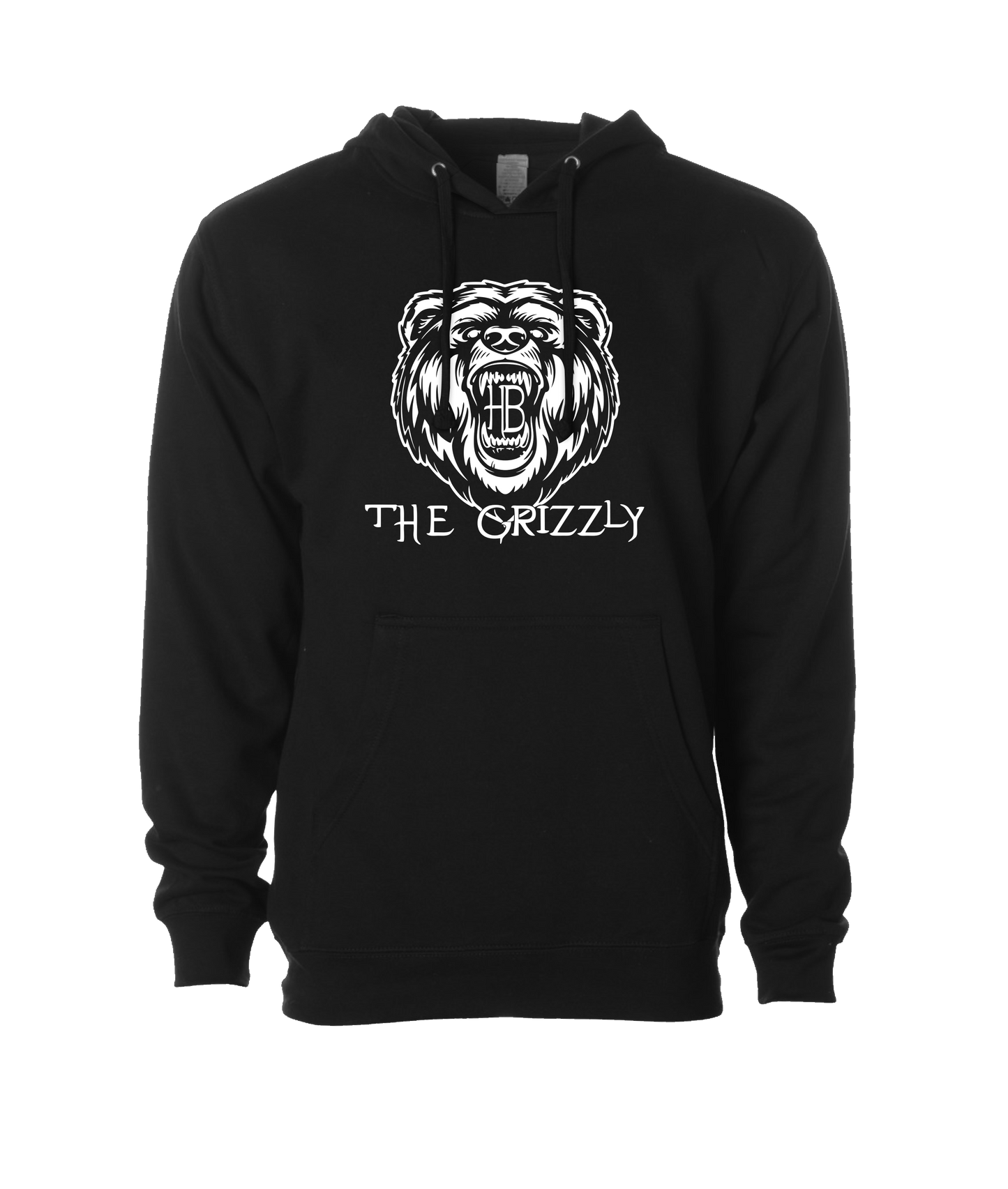 HB The Grizzly - Bear Logo - Black Hoodie