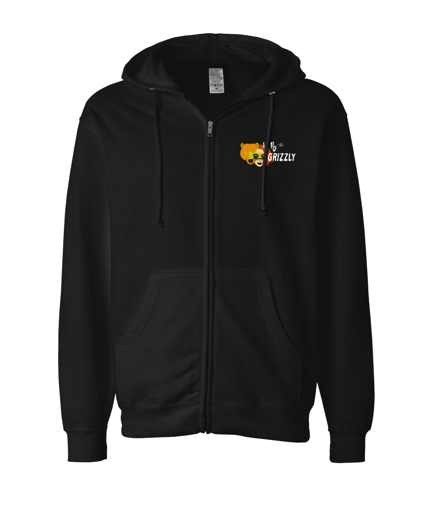 HB The Grizzly - HB&G - Black Zip Up Hoodie