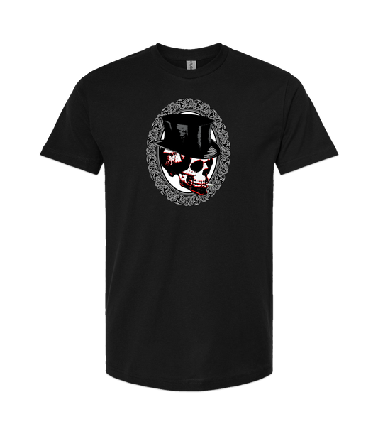 Happy Bones Jones - Smoking Skull 2 - Black T-Shirt