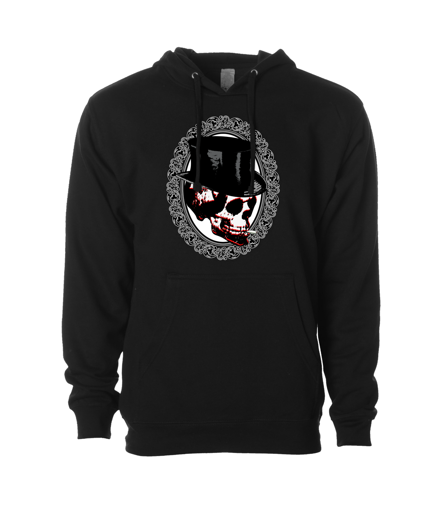 Happy Bones Jones - Smoking Skull 2 - Black Hoodie