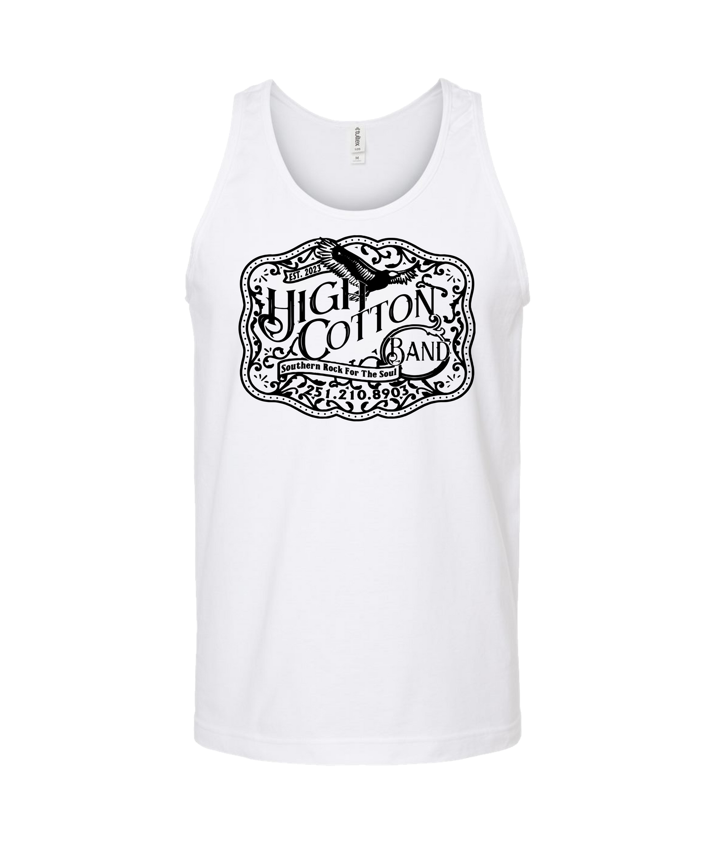 High Cotton - HC Logo LT - White Tank Top