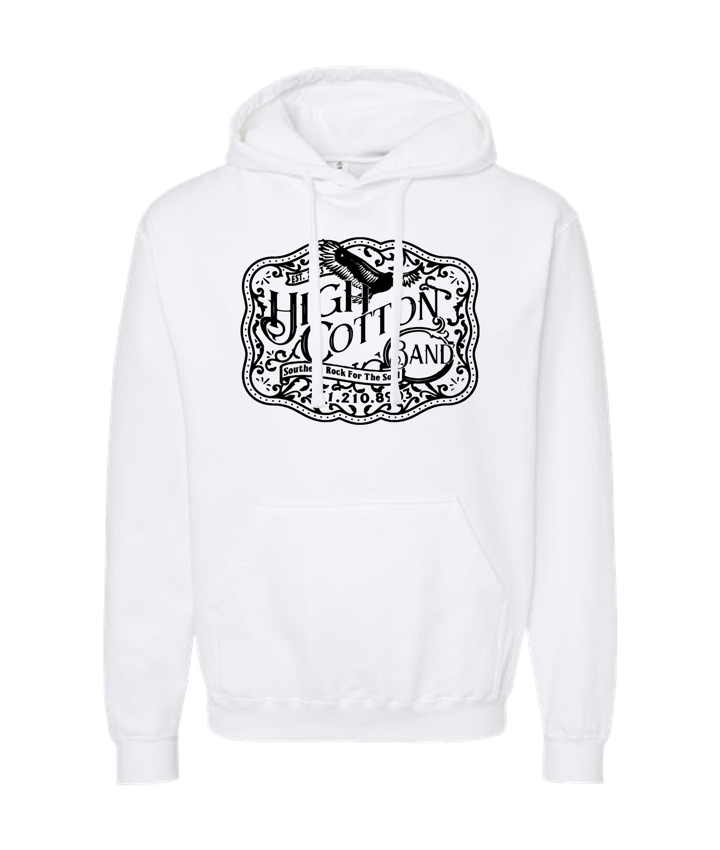 High Cotton - HC Logo LT - White Hoodie