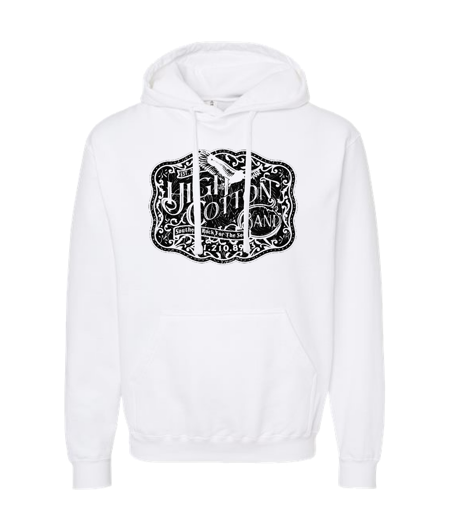 High Cotton - HC Logo DK - White Hoodie